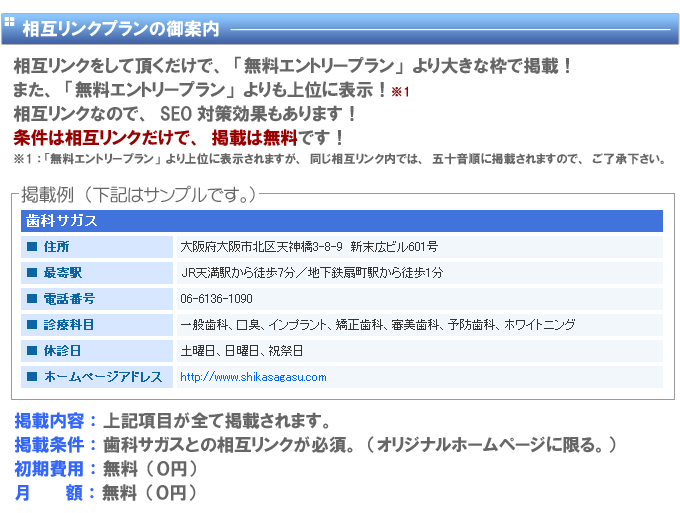 相互リンクプランの解説